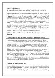 English Worksheet: language tasks for 2nd form art pupils