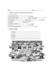 English Worksheet: PRESENT PROGRESIVE