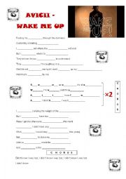 English Worksheet: Avicii - Wake me up