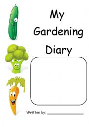 English Worksheet: Student Gardening Diary