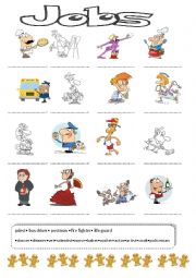 English Worksheet: jobs