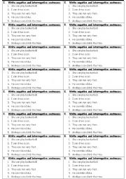 English Worksheet: Exercise (Hand-out) for Modal Verb 