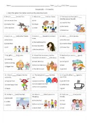 English Worksheet: Degrees of adjectives - Comparative and Superlative