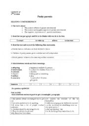 English Worksheet: LESSON A7 second year tunisian programme