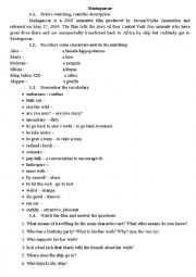 English Worksheet: Madagascar