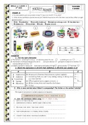 Module 1  Lesson 4   Pocket money   9th form Tunisian sts