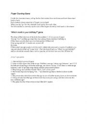 English Worksheet: English games - 