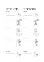 English Worksheet: toy story film