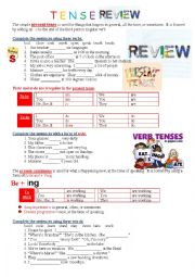 Tense Review for intermediate ss