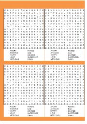 English Worksheet: Feelings & Emotions Worksheet