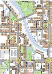 English Worksheet: city map 1