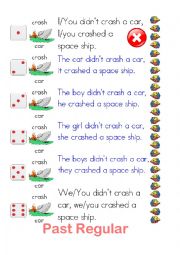 English Worksheet: Intense Board Game (3 of 3) guide cards