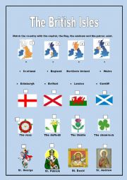 English Worksheet: The British Isles