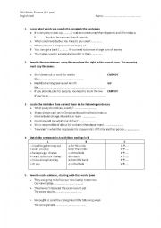 English Worksheet: finance terms