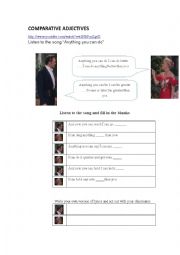 English Worksheet: Anything you can do
