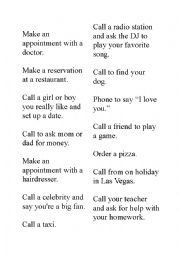 English Worksheet: Talk and Trade: Telephone