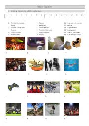 English Worksheet: Hobbies and leisures