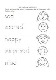 English Worksheet: Feelings