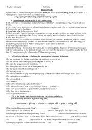 English Worksheet: phrasal verbs