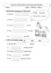 PRACTICE WORKSHEET GRADE 1