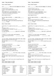 English Worksheet: Train - Hey, Soul Sister