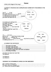 English Worksheet: Titanium