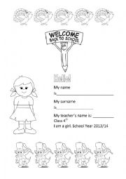 English Worksheet: English cover 1