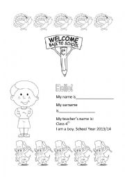 English Worksheet: English cover 2