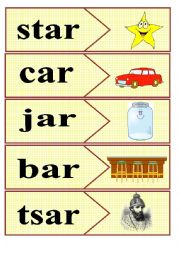 English Worksheet: Word endings- ar