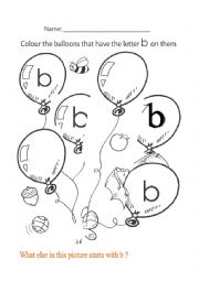 English Worksheet: alphabet recogniton