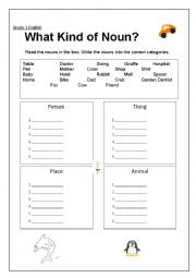 Nouns Grade 1