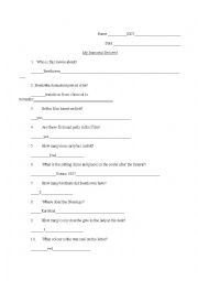 English Worksheet: immortal beloved
