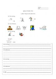 English Worksheet: Simple Present Revision