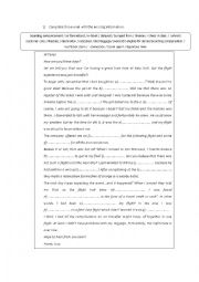 English Worksheet: Airport language 