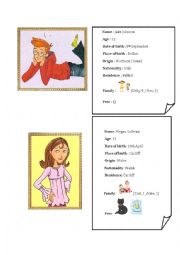 English Worksheet: speaking cards (4 sets)