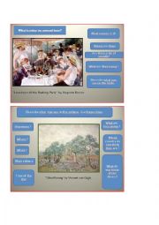 English Worksheet: Impressionists paintings