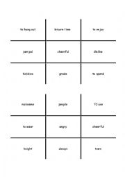 English Worksheet: Tic Tac Toe game