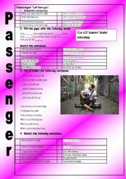 English Worksheet: passenger