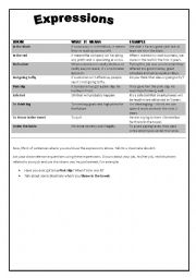 English Worksheet: Business Idioms