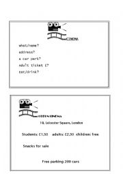 English Worksheet:  Ket/ Ket for schools Speaking