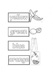 English Worksheet: the colors