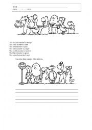 English Worksheet: Ordinal nnumbers