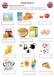 English Worksheet: English breakfast