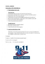 English Worksheet: 9/11 firefighters