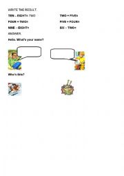 English Worksheet: happy street unit 1 