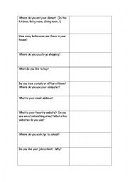 English Worksheet: TRINITY  ORAL EXAM.      PART 3    