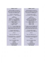 English Worksheet: Fill in the blanks (song)