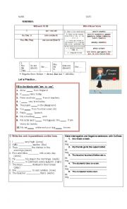 English Worksheet: Class activity