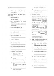 English Worksheet: Review Simple Present