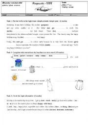 Diagnostic test 8th form